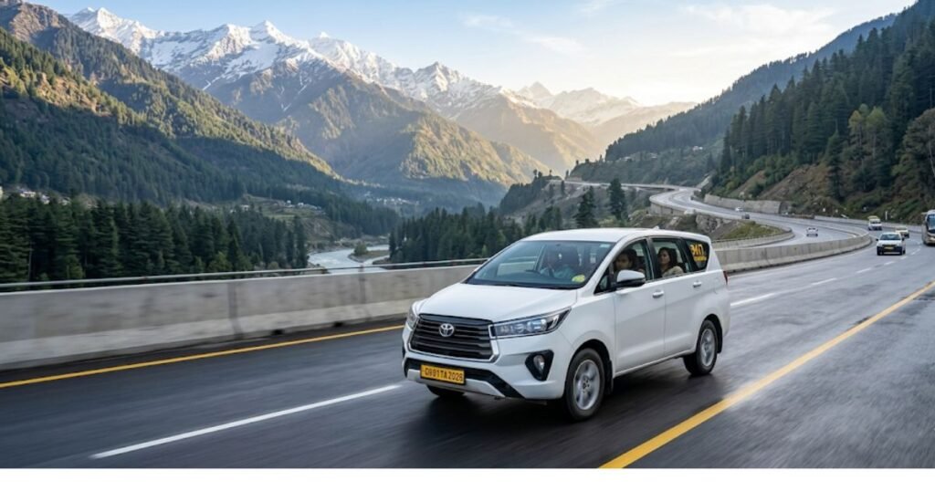 Book Chandigarh to Manali Taxi 24/7 Available