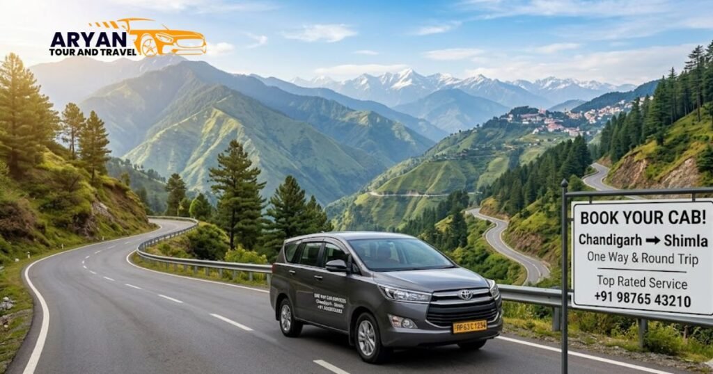 Book Chandigarh to Shimla One Way Cab Services