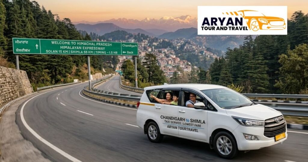 Best Chandigarh to Shimla Taxi Service at Lowest Fare