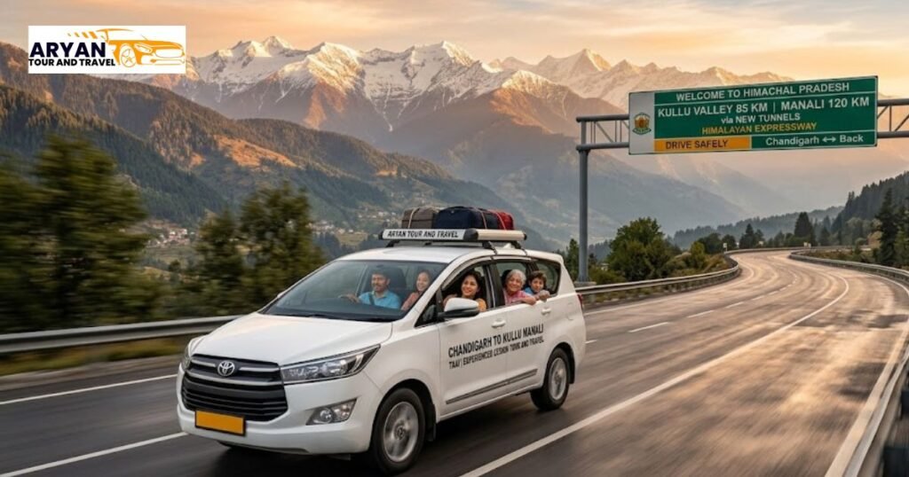 Chandigarh to Kullu Manali Taxi Service with Experienced Drivers