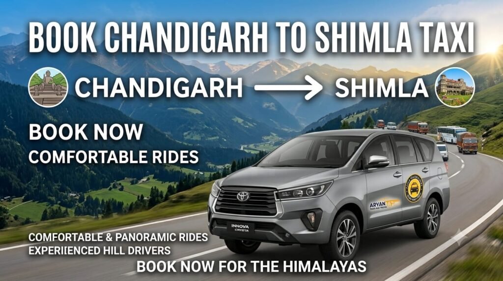 Book Chandigarh to Shimla cabs